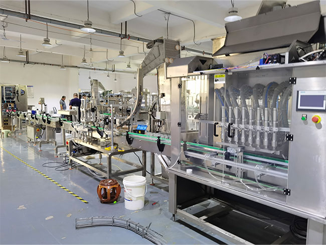 火锅酱料自动灌装机生产线